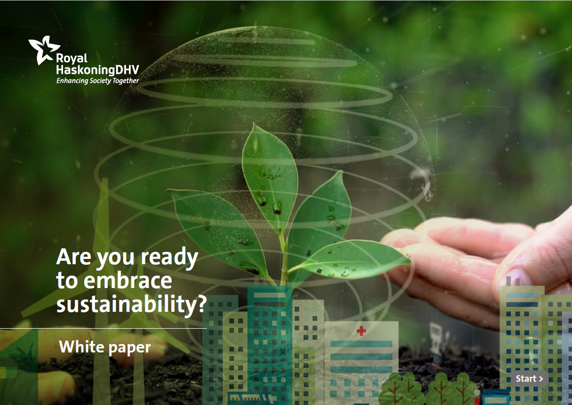 Cover white paper Embrace sustainability