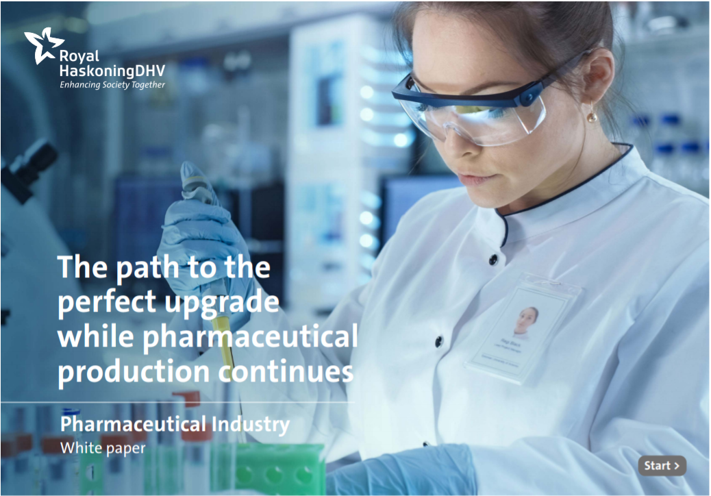 How to upgrade cleanrooms and laboratory facilities while pharmaceutical production continues? white paper cover