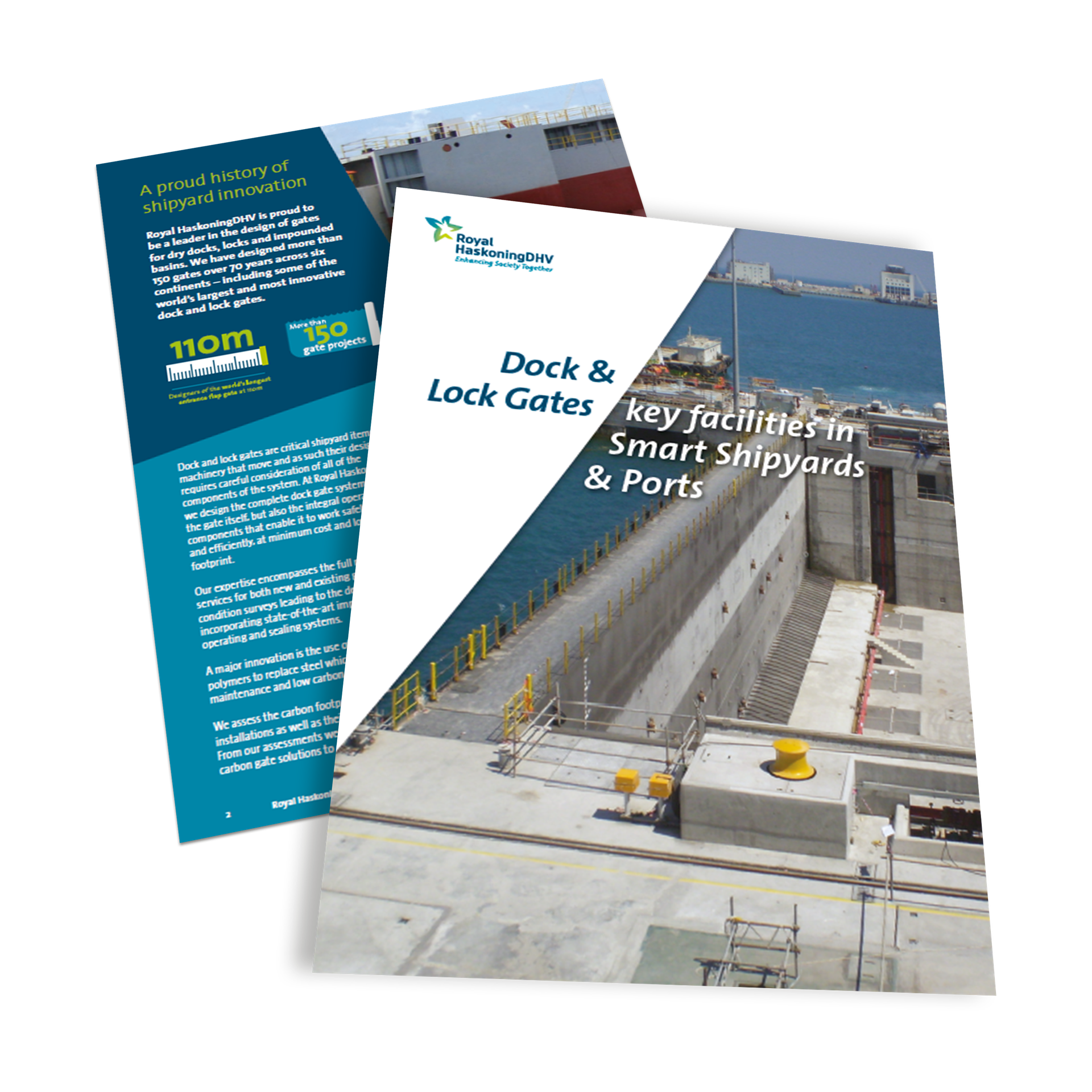 Dock & lock gates brochure cover