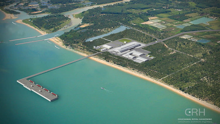 Offshore marine supply bases