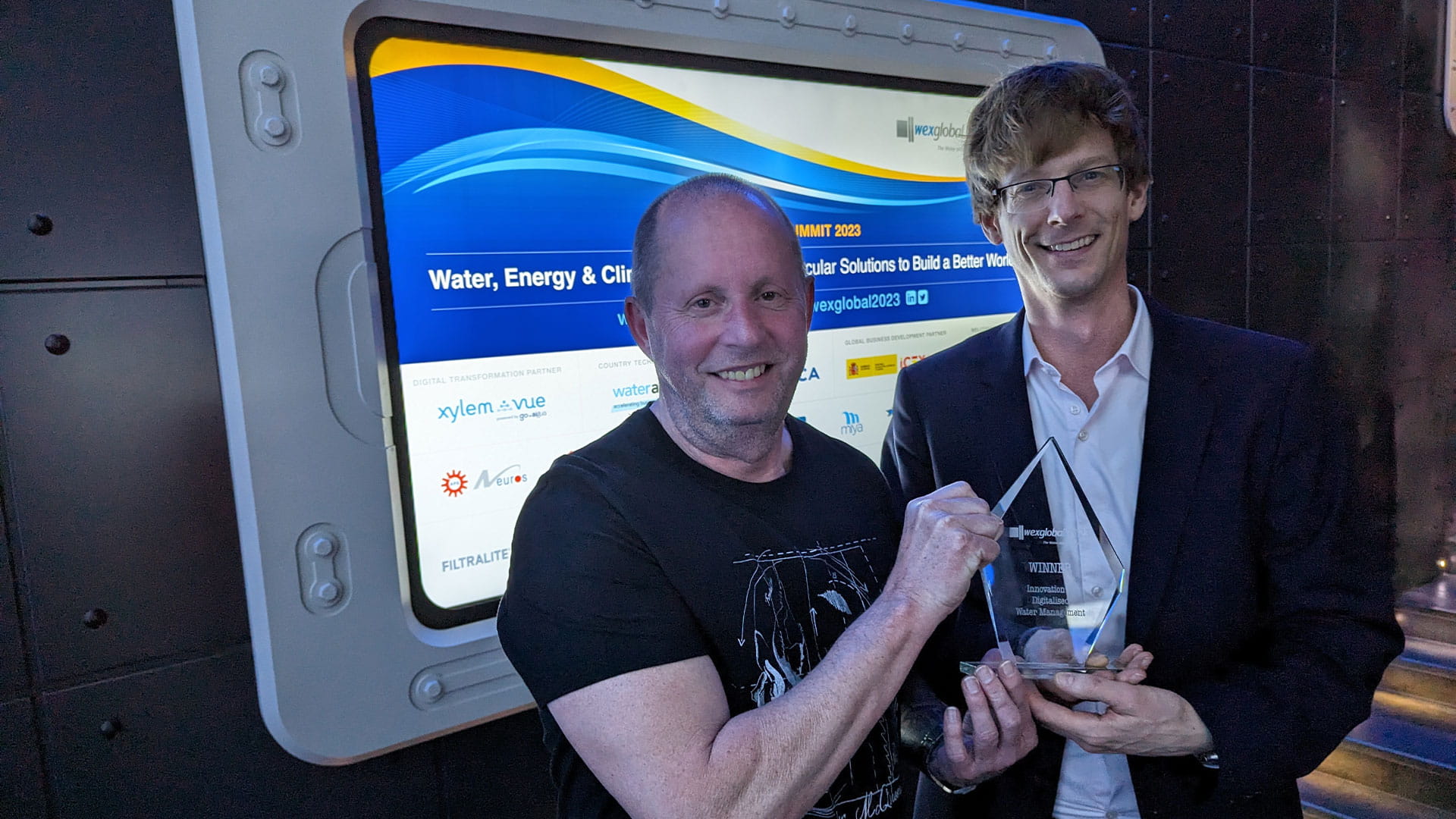Award for the implementation of digital twin based on Twinn Aquasuite software