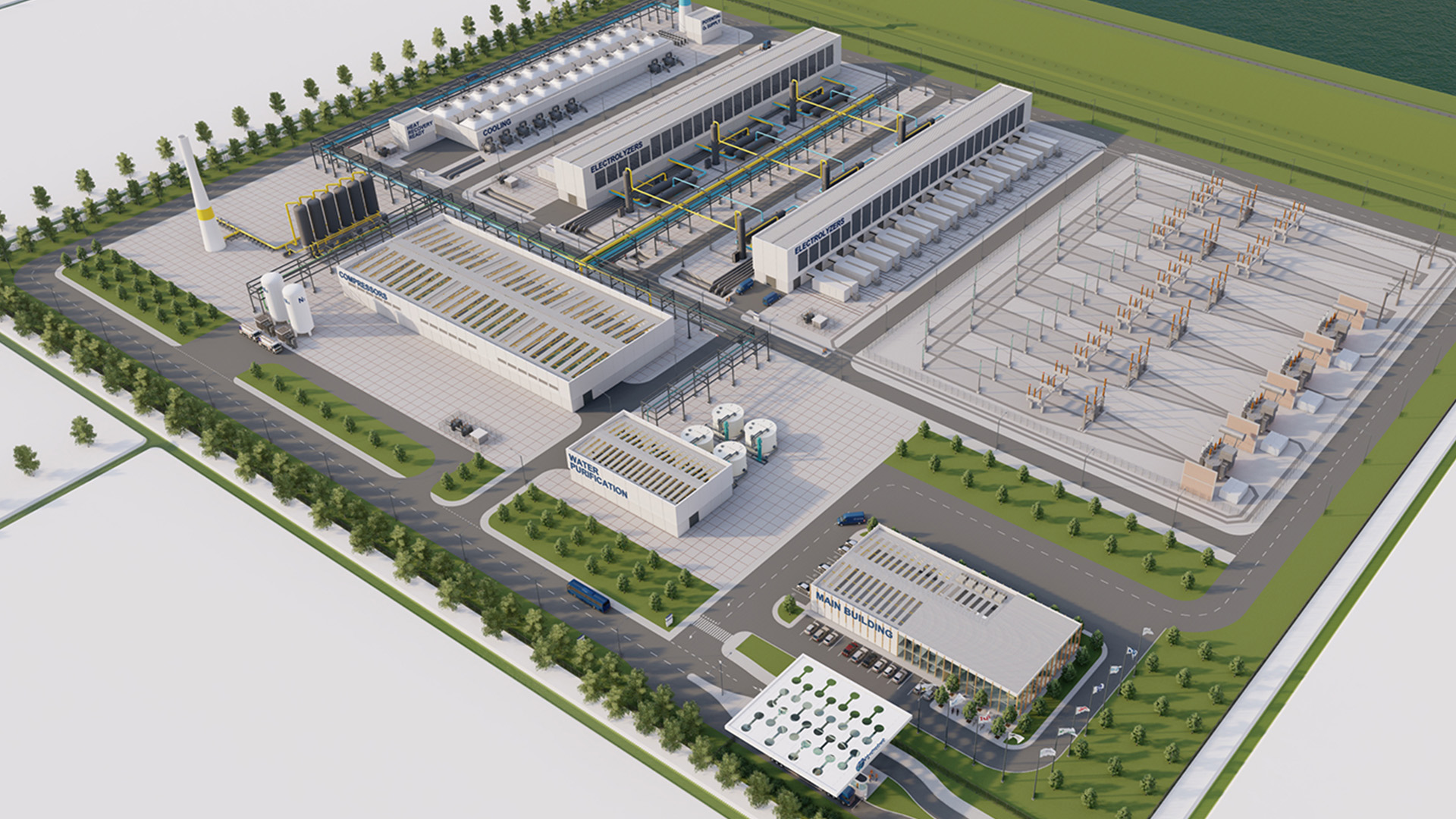 ISPT gigawatt hydrogen production facility concept 