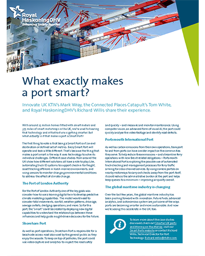 Smart Ports Podcast summary