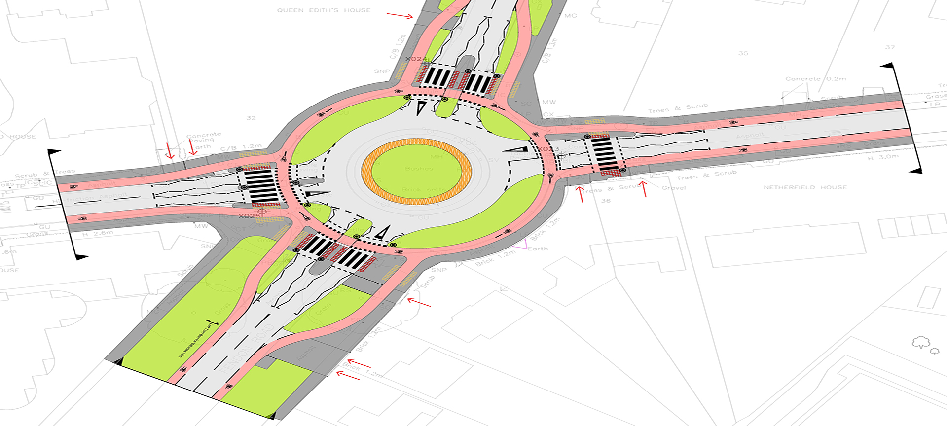 Roundabout design