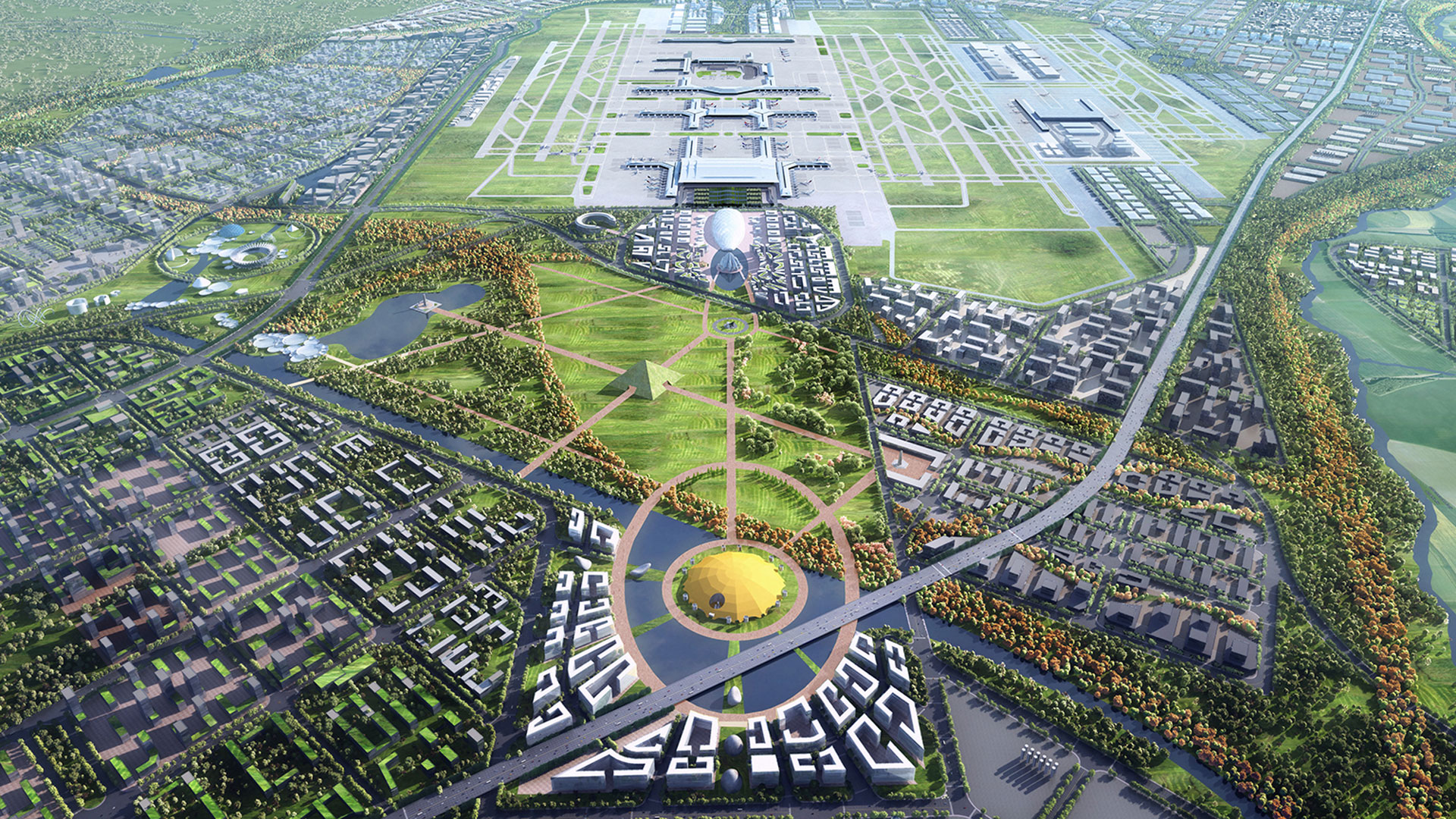 Strategic planning for urban spatial development of Xixian airport city l Royal HaskonongDHV