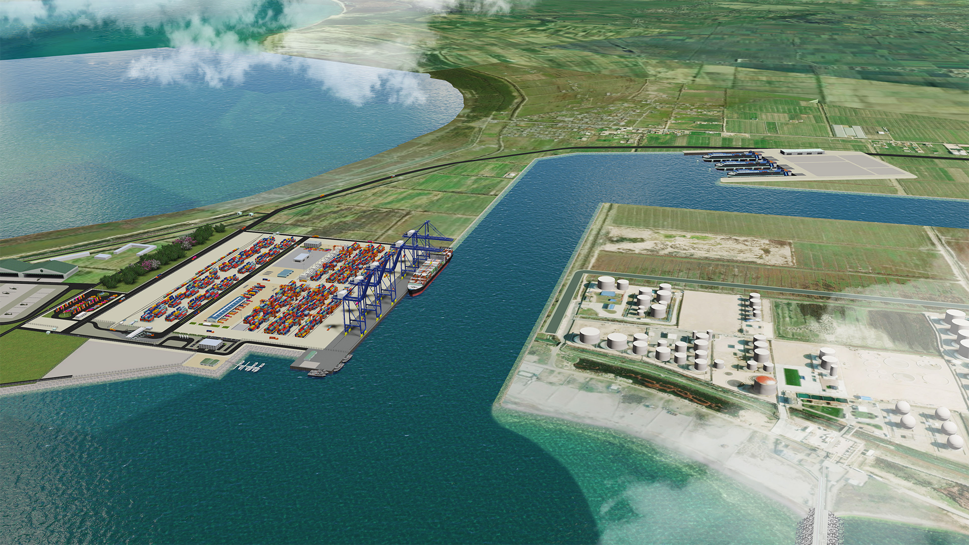 New port design and strategy in Albania
