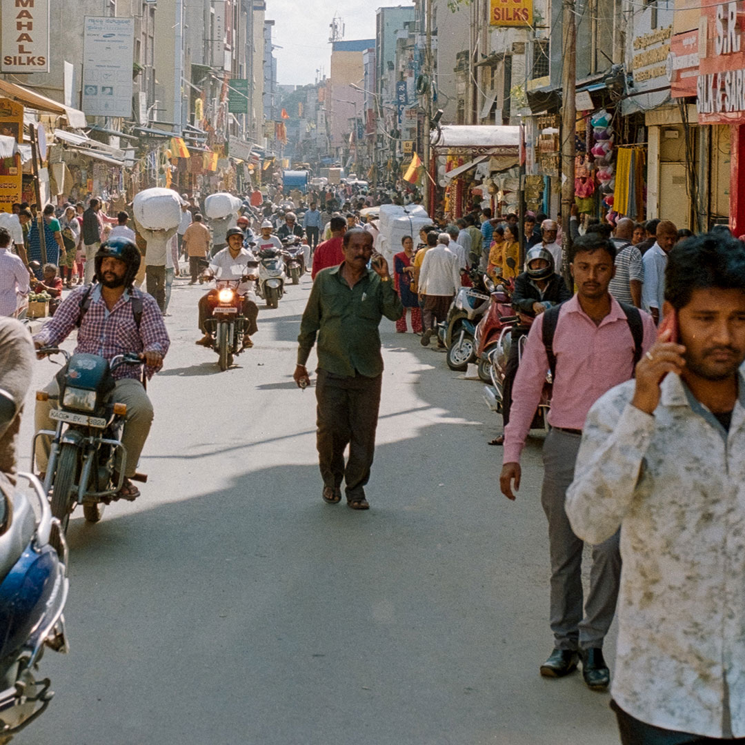 Streets in India