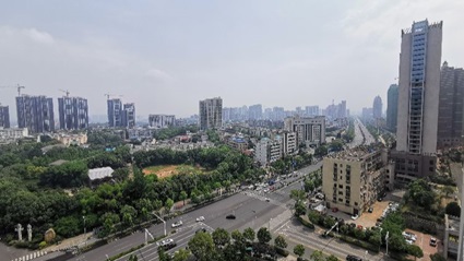 Skyline city Xiangtan, China