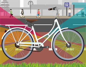 Illustration bicycle