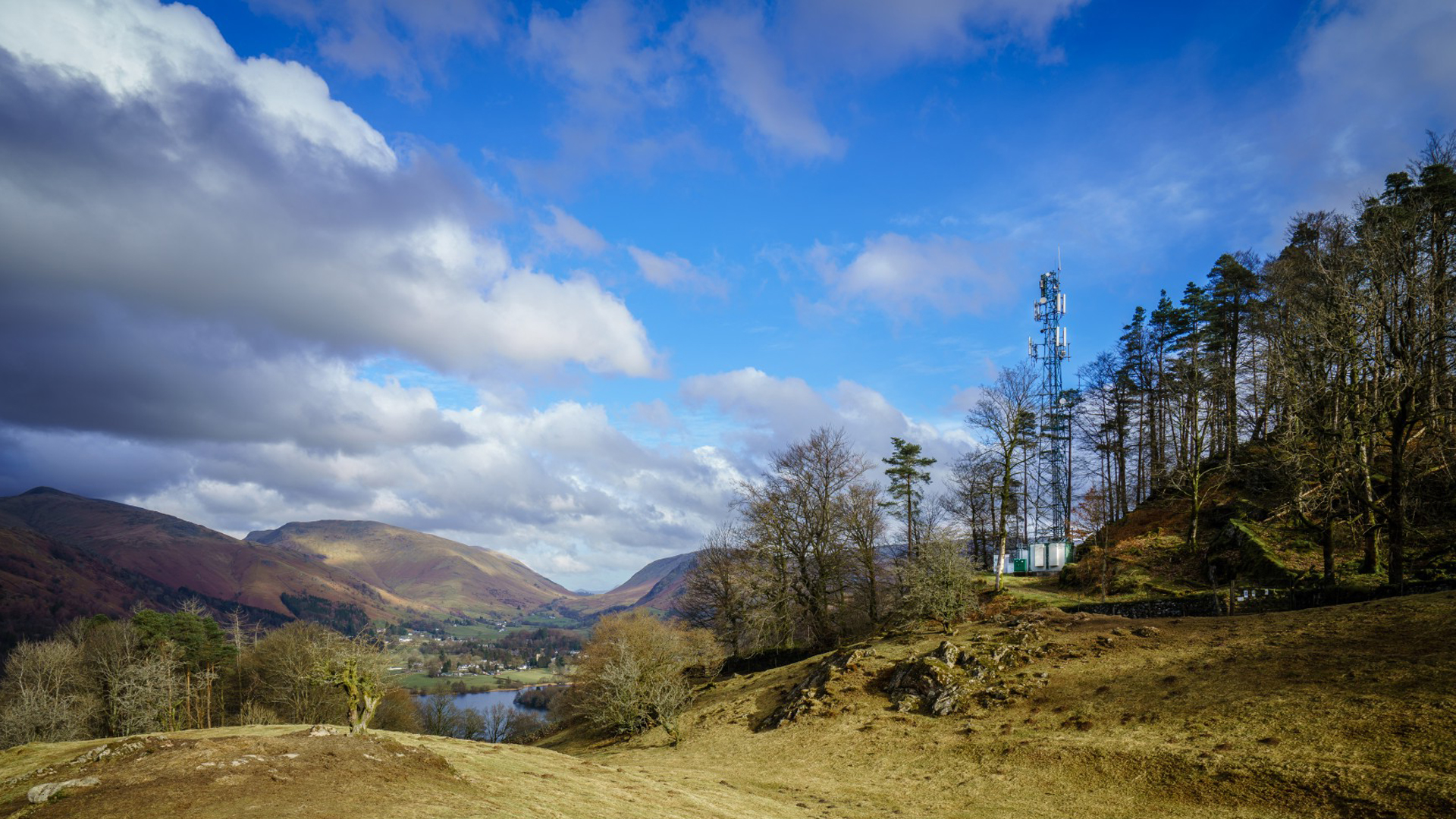 Climate risk analytics protect critical infrastructure such as this BT telecommunications mast in the Lake District, UK