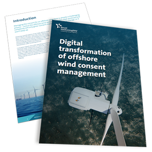 Digital transformation of offshore wind consent management